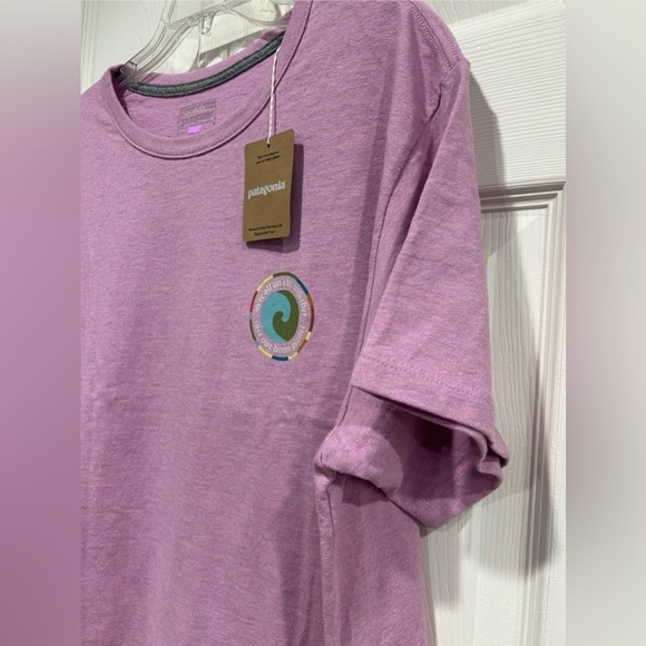 Patagonia Women's M Medium Unity Fitz Easy-Cut Responsibili-Tee T-Shirt Pink NWT - Picture 2 of 10